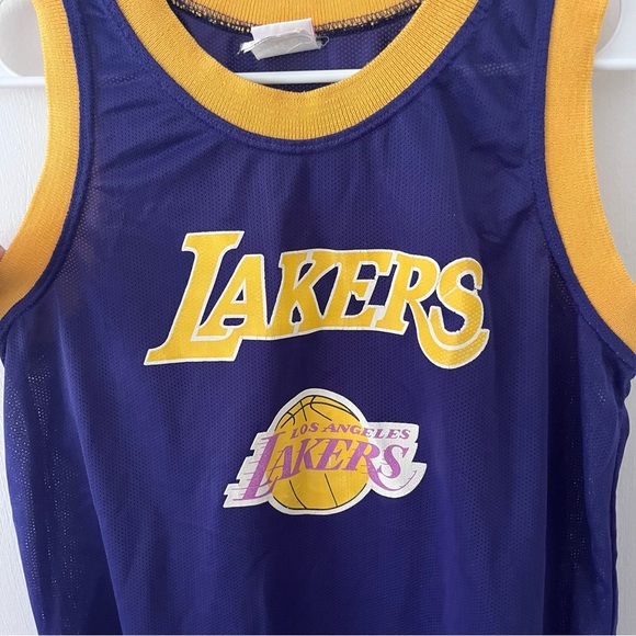 Kids NBA Los Angeles Lakers Jersey Made in U.S.A. Size 16-18 - Picture 2 of 10